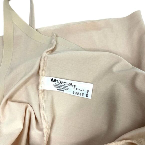 Wacoal  Beyond Naked‎ Cotton Blend Open Bust Thigh Shaper Sz M nude - Picture 6 of 7